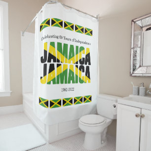 Patriotic JAMAICA JAMAICA Duschvorhang
