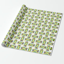 Patriotic JAMAICA JAMAICA Geschenkpapier