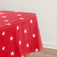 Patriotic July 4th Cloud Tablecloth