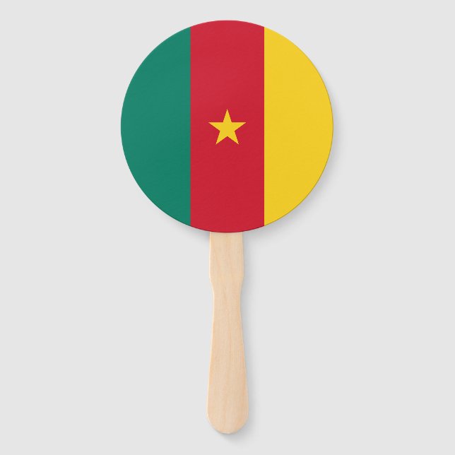 Patriotic Kamerun Flag Fächer (Vorderseite)