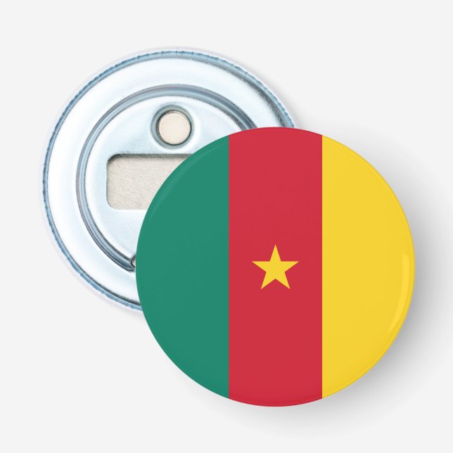 Patriotic Kamerun Flag Flaschenöffner (Vorderseite)