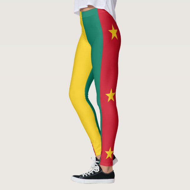 Patriotic Kamerun Flag Leggings (Links)