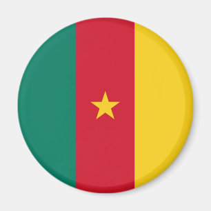 Patriotic Kamerun Flag Magnet