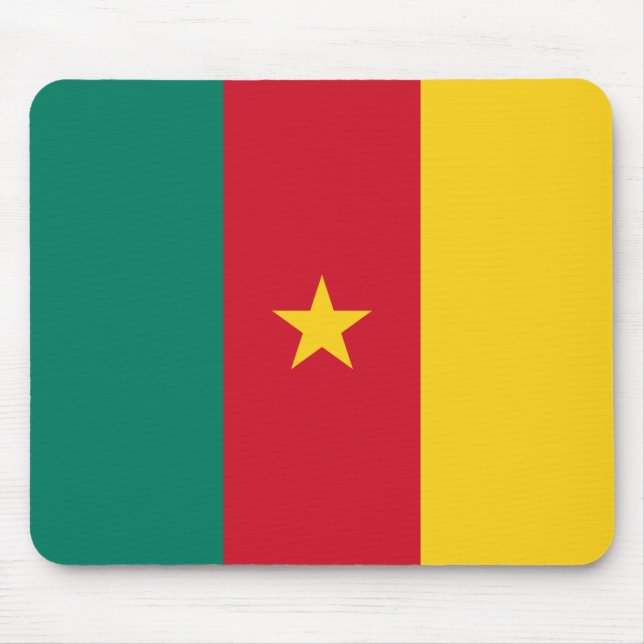 Patriotic Kamerun Flag Mousepad (Vorne)