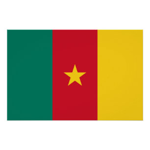 Patriotic Kamerun Flag Poster