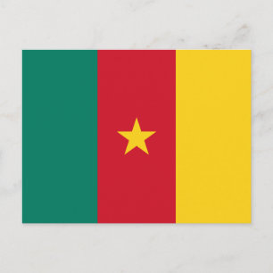 Patriotic Kamerun Flag Postkarte