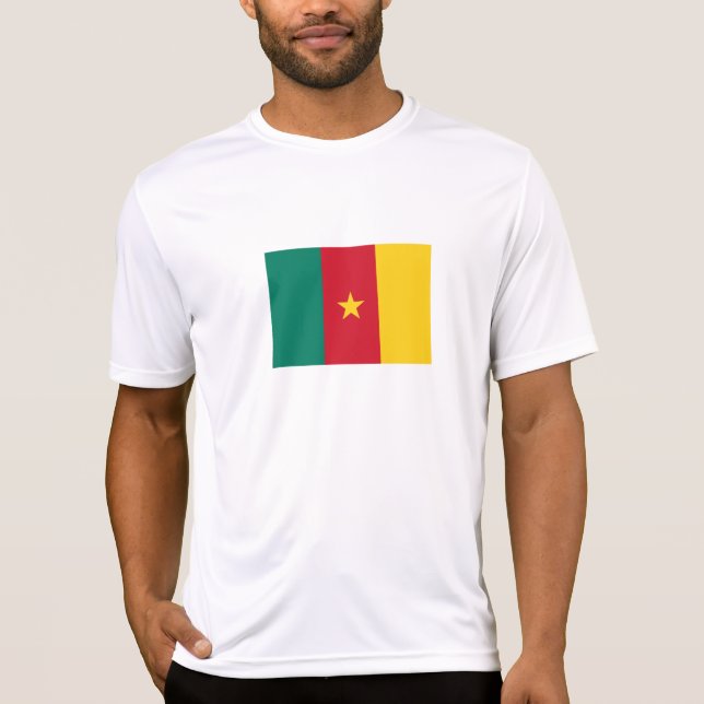 Patriotic Kamerun Flag T-Shirt (Vorderseite)