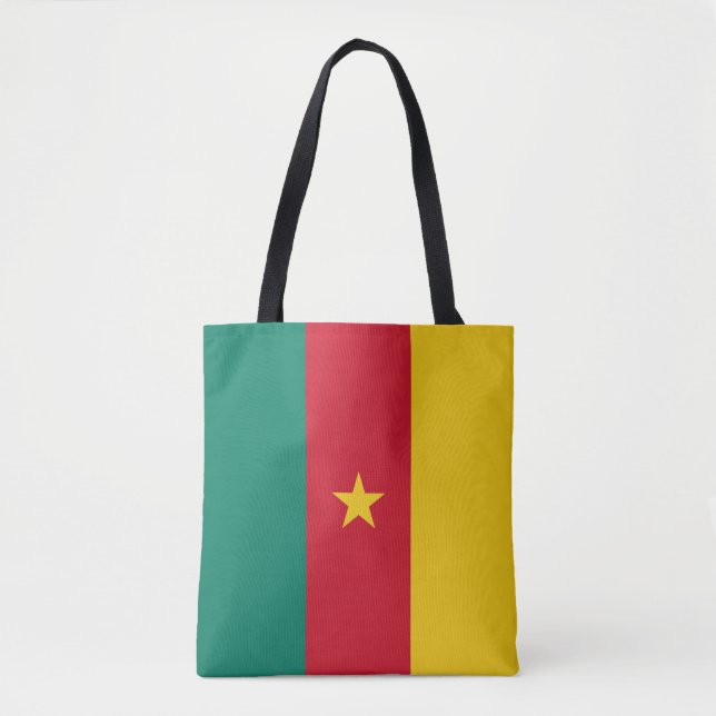 Patriotic Kamerun Flag Tote Bag (Vorderseite)