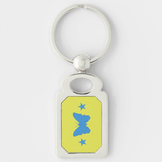 Patriotic keychain with Flag of Bady Bassit Schlüsselanhänger (Vorderseite)