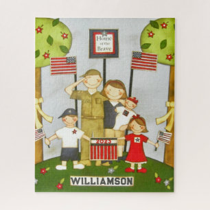 Patriotic Kids' Geschenk Puzzle