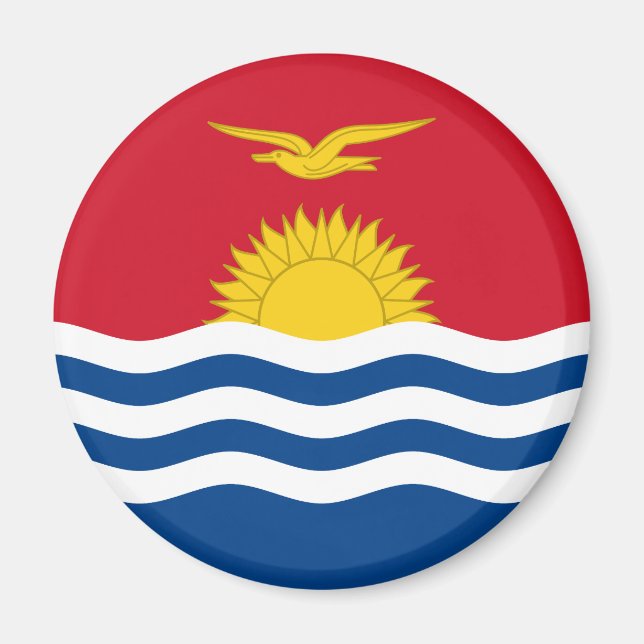Patriotic Kiribati Flag Magnet (Vorne)