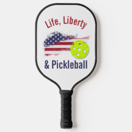 Patriotic Life Liberty & Pickleball Pickleball Schläger