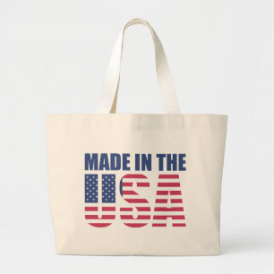 Patriotic Made in den USA Jumbo Stoffbeutel