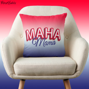 Patriotic MAHA Mama macht Amerika wieder gesund 🇺 Kissen