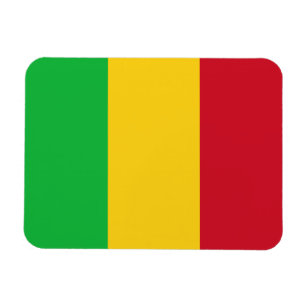Patriotic Mali Flag Magnet