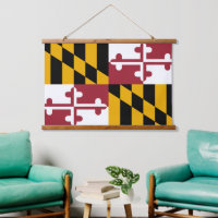 Patriotic Maryland Tapestry, Maryland Flag