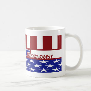 PATRIOTIC Medical Technologist - RED WHITE & BLUE Tasse