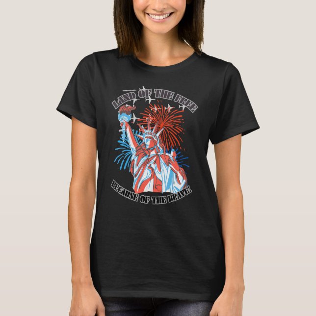 PATRIOTIC MEMORIAL DAY AMERICAN HONOR MILITARY T-Shirt (Vorderseite)