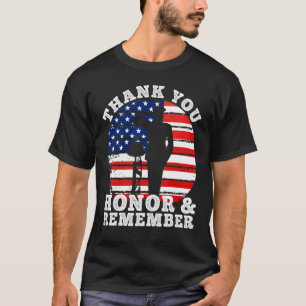 Patriotic Memorial Day Soldier danke Ihnen Ehre un T-Shirt