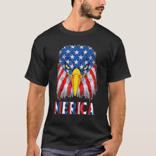 Patriotic Merica Eagle 4. Juli USA F T-Shirt