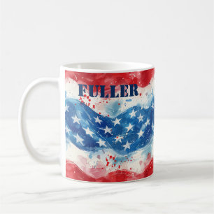 Patriotic Military America Mouse Custom Tasse