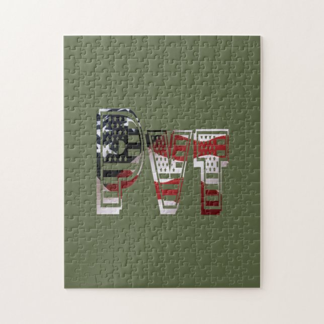 Patriotic Military Einzigartig Phantastisch Puzzle (Vertikal)