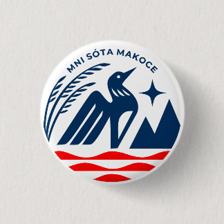 Patriotic Minnesota Staat Siegel Button