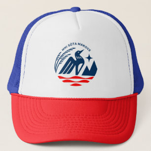 Patriotic Minnesota Staat Siegel Truckerkappe