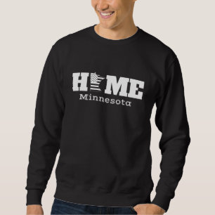 Patriotic Minnesota ZUHAUSE Staat Sweatshirt