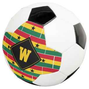 Patriotic Monogram GHANA FLAG Fußball