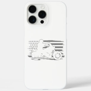 Patriotic Motorrad Vintag American Flag Biker iPhone 16 Pro Max Hülle