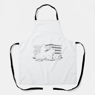 Patriotic Motorrad Vintag American Flag Biker Schürze