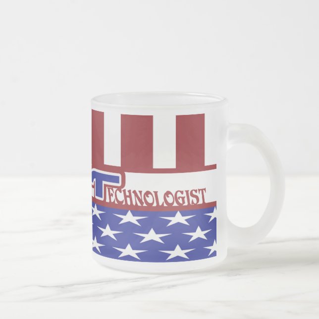 PATRIOTIC MT (MEDICAL TECHNOLOGIST) USA FLAG MATTGLASTASSE (Rechts)