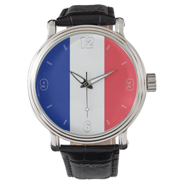 Patriotic national flag armbanduhr (Vorderseite)