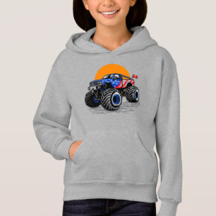 Patriotic Off Road Monster Truck Adventure Hoodie