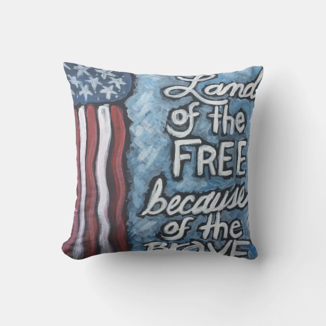 Patriotic Outdoor Pillow Kissen (Vorderseite)