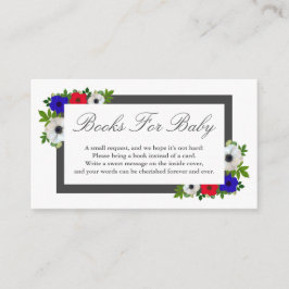 Patriotic Panda Anemone Books for Baby Card Begleitkarte