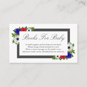 Patriotic Panda Anemone Books for Baby Card Begleitkarte