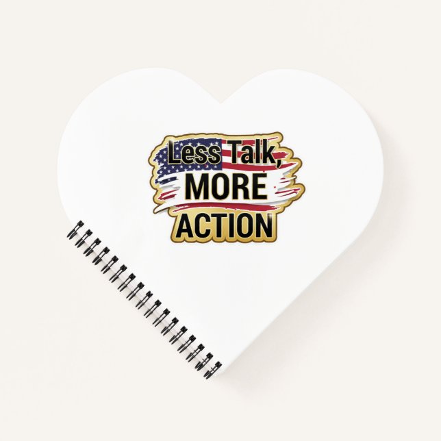 Patriotic Peace Decal Notizbuch (Vorderseite)