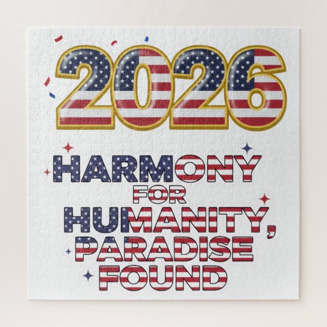 Patriotic Peace Decal Puzzle (Vertikal)