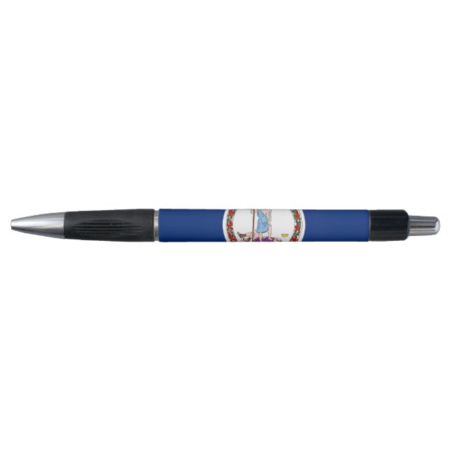 Patriotic Pen mit der Flagge von Virginia Staat, U Kugelschreiber (Vorderseite)