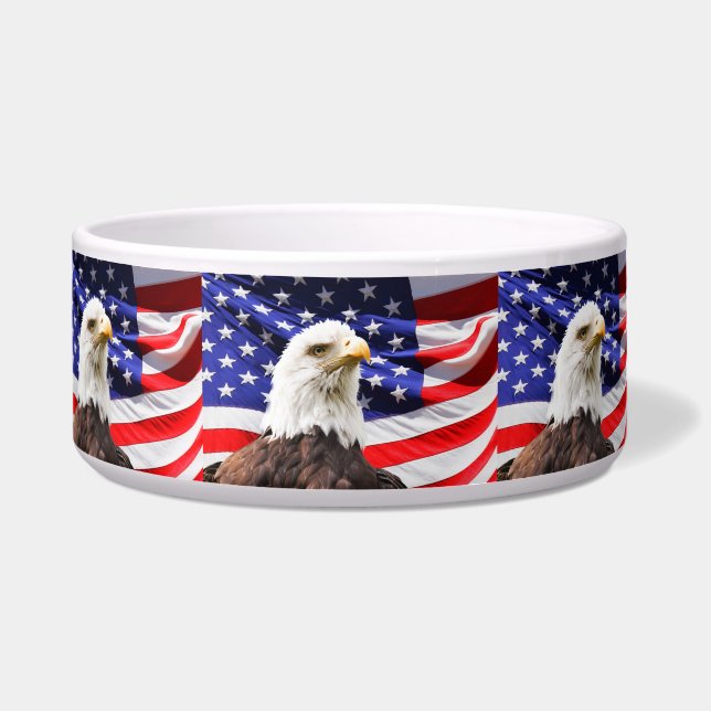 Patriotic Pet Bowl Napf (Vorderseite)