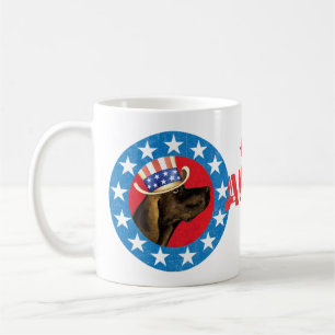Patriotic Plott Hound Tasse