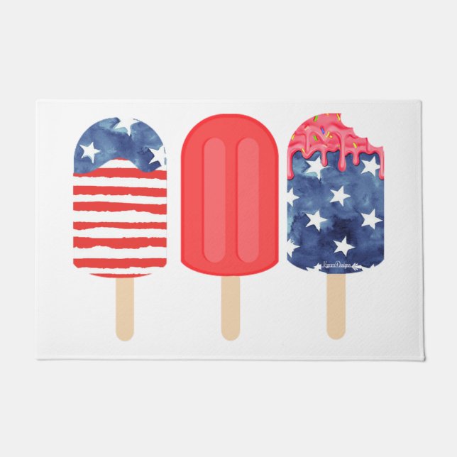 Patriotic Popsicle Fußmatte (Vorderseite)