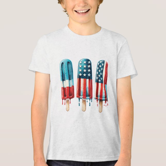 Patriotic Popsicles T - Shirt (Vorderseite)
