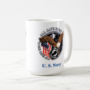 Patriotic POW-MIA Veteran Eagle U Navy Kaffeetasse