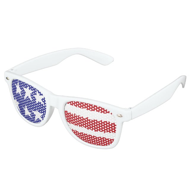 Patriotic Pride Partybrille (Schrägansicht)