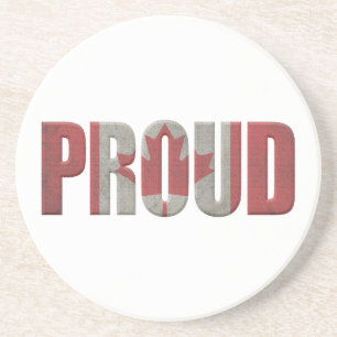 Patriotic Proud Canadian Untersetzer