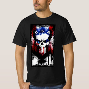 Patriotic Punisher (USA) T-Shirt