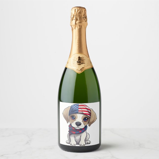 Patriotic Puppy - Style 14  (Vorderseite)